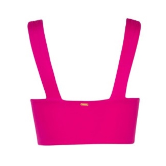 NWT Anthropologie Aida Fuchsia Pink Swim Top Small - Picture 5 of 5